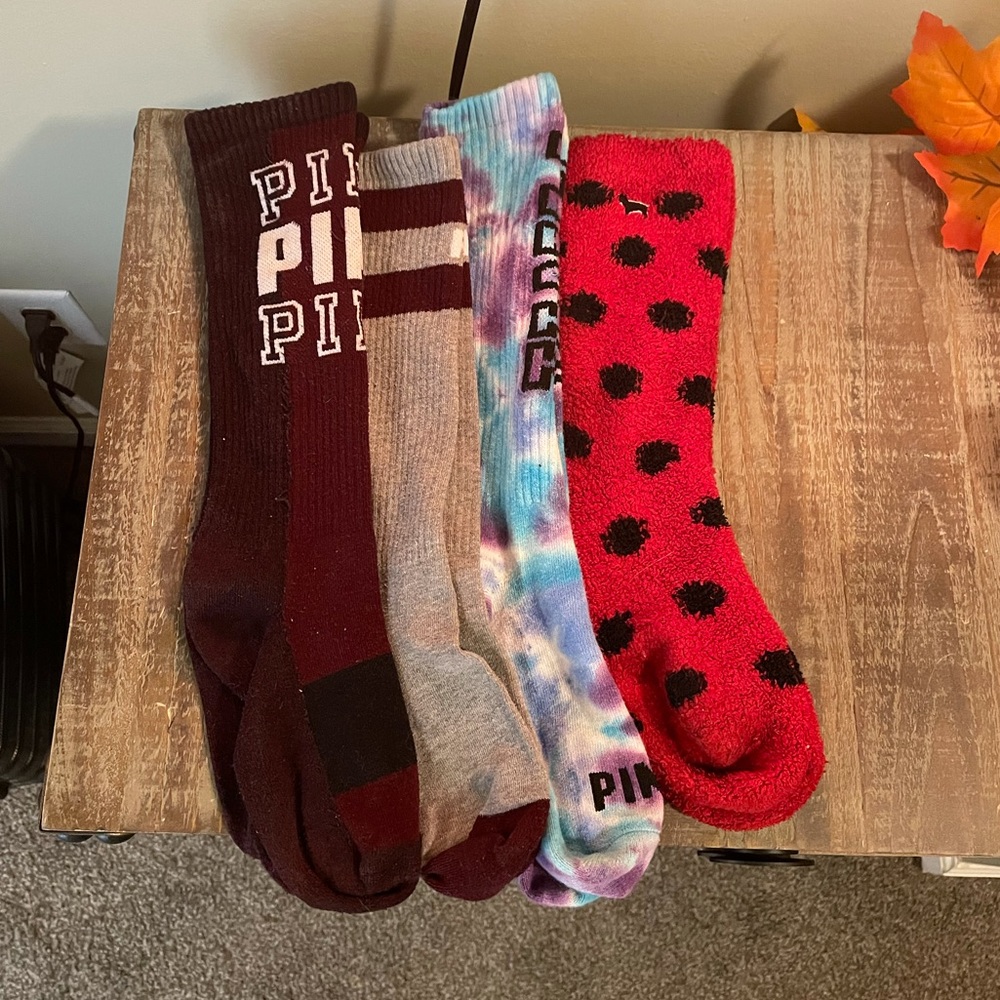 PINK socks (pack of 4)